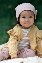 Petit Piao - Strik Cardigan - Yellow Corn
